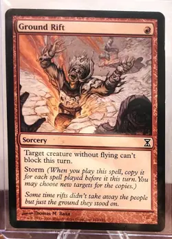 MtG Ground Rift Time Spiral Regular - Image 1