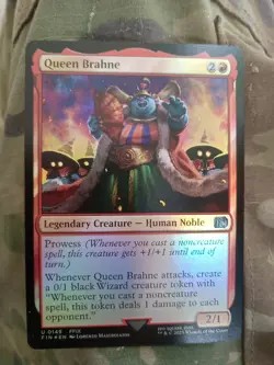 Queen Brahne FIN 0149 MTG Universes Final Fantasy Eng Foil Pack Fresh!! - Image 1