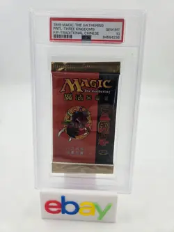 1999 MTG Magic the Gathering Portal Three Kingdoms P3K Booster Pack PSA 10 CHN - Image 1