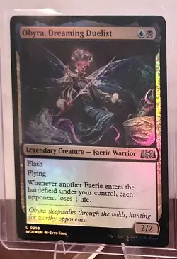 MtG Obyra, Dreaming Duelist Wilds of Eldraine Foil - Image 1