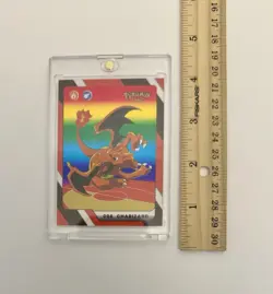 Pokemon Kanto Full House Rainbow Foil Charizard 006. - Image 1