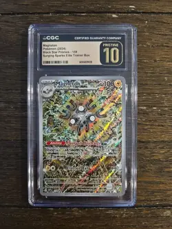Pokemon Magneton 159 Surging Sparks Pokemon Center ETB Promo - CGC 10 PRISTINE - Image 1