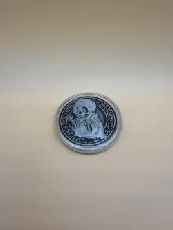 Yugioh YCS Pre Registration Skull Servant Silver Coin Konami Authentic New - Image 1