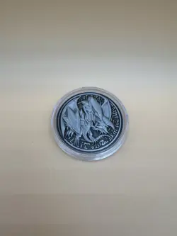 YuGiOh - Blue-Eyes Ultimate Dragon - YCS Pre-Reg Coin - Official - Silver - Image 1