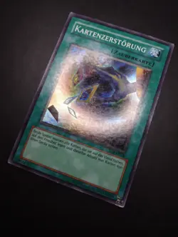 YUGIOH 2003 | CARD DESTRUCTION | SDY-G038 | OLD PRINT GERMAN | VG-EX (MP) - Image 3