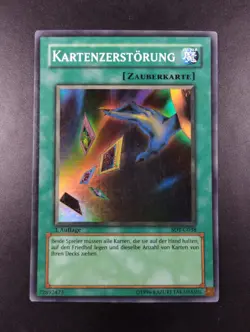 YUGIOH 2003 | CARD DESTRUCTION | SDY-G038 (SDY-042) | 1ST GERMAN | VERY GOOD MP - Image 1
