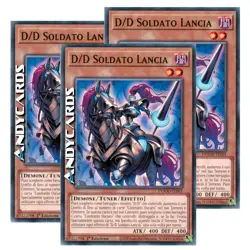 D/D SOLDATO LANCIA 3x • (D/D Lance Soldier) • Comune • DOOD IT001 • 1Ed • Yugioh - Image 1