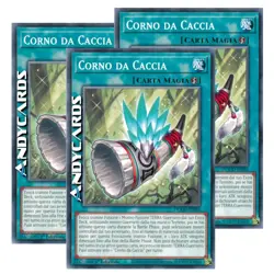 CORNO DA CACCIA 3x (Hunting Horn) • Comune • DOOD IT086 • 1Ed • Yugioh ANDYCARDS - Image 1