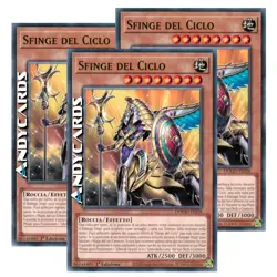 SFINGE DEL CICLO 3x • (Sphinx Of The Cycle) • Comune • DOOD IT028 • 1Ed • Yugioh - Image 1