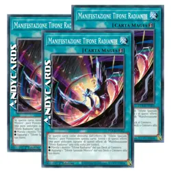MANIFESTAZIONE TIFONE RADIANTE 3x • Comune • DOOD IT062 • 1Ed • Yugioh ANDYCARDS - Image 1