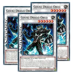 GOUKI DRAGO ORCO 3x • (Gouki Dragon Ogre) • Comune • DOOD IT041 • 1Ed • Yugioh! - Image 1