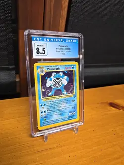 CGC 8.5 Poliwrath 15/130 Base Set 2 Holo Rare Graded Pokemon Card NM/MINT psa - Image 2