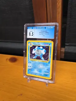 CGC 8.5 Poliwrath 15/130 Base Set 2 Holo Rare Graded Pokemon Card NM/MINT psa - Image 4