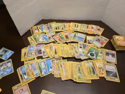 Vintage Pokemon Card Lot Holo 1st Edition DAMAGED 350+ Lot - Image 2