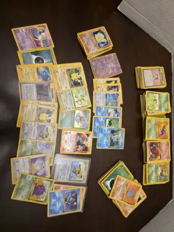 Vintage Pokemon Card Lot Holo 1st Edition DAMAGED 350+ Lot - Image 5