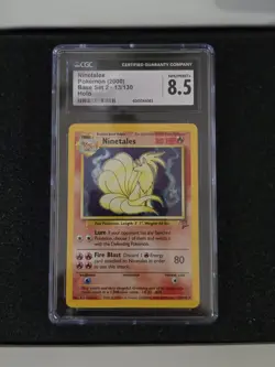 CGC 8.5 Ninetales 2000 Base Set 2 13/130 Holo Pokemon Card psa - Image 1