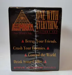 Illuminati NWO One With Everything 450 Cards Factory Set SEALED BOX New 1995 - Image 4