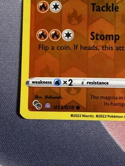 HOLO Numel 013/078 NM / M - DITTO UNPEALED - REVERSE Pokemon GO TCG Card - Image 2