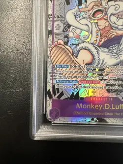 One Piece Card Game Monkey D. Luffy Manga Alternate Art OP05-119 PSA 10 English - Image 4