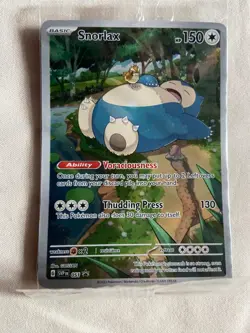Snorlax SVP EN 051 Black Star Promo Scarlet & Violet Pokemon 151 Card - SEALED - Image 1
