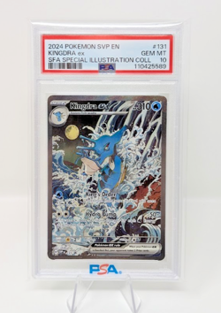 Kingdra ex 131 Sv: Scarlet & Violet Black Star Promo Card Holo PSA 10 - Image 1