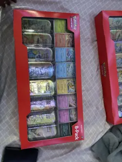 Pokemon TCG Prismatic Evolutions Costco Mini Tin Cosmos Promo Cards Set Of 8 NM - Image 1
