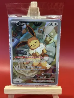 Sealed Eevee Promo SVP 173 Pokemon Center Stamped Card Prismatic Evolutions - Image 1