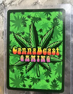 Cannabeast Gaming TCG Blew Dream Sample Card Autographed Rare - Image 3