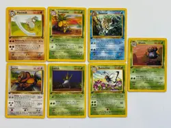 Pokemon Cards 1st Edition Jungle Lot ot 7 Ungraded Butterfree Exeggutor Gloom+++ - Image 1