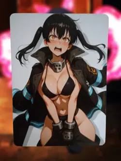Tamaki Kotatsu Fire Force Anime Waifu Sexy Goddess Doujin Lewd Hentai Card - Image 1