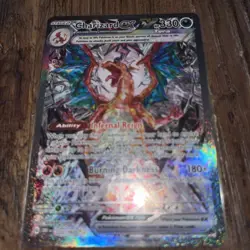 Charizard ex - Tera Pokemon Card 330 HP Holo Rare - Image 1