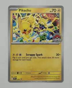 Pikachu Promo 2025 World Championships SVP EN 225 Pokemon Card Worlds Promo NM - Image 1
