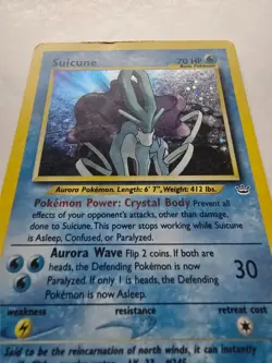 Suicune **RARE** Holo Neo Revelation Pokemon Card 14/64 - Image 3