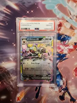 Pokemon TCG Umbreon EX 60/131 Double Rare Holo Card Prismatic Evolutions PSA 10 - Image 1