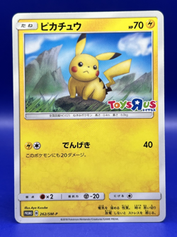 2018 Japanese Pokemon Card Pikachu Toys"R"Us Promo 2018 262/SM-P LP - Image 1