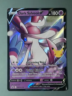 Dark Sylveon V SWSH134 SWSH: Sword & Shield Promo Cards Holo - Image 1