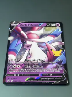 Dark Sylveon V SWSH134 SWSH: Sword & Shield Promo Cards Holo - Image 2