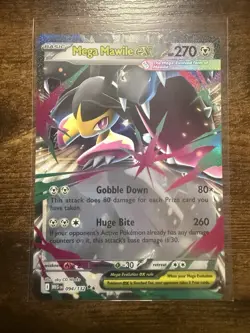 Mega Mawile EX Pokemon Card 270 HP Holo Rare 094/132 NM Mega Evolution - Image 1