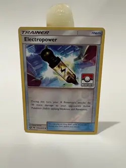 Electropower - 172a/214 - Pokemon Lost Thunder Sun & Moon League Promo Card NM - Image 1
