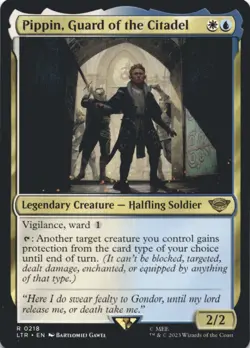 MTG Pippin, Guard of the Citadel Normal NM Universes Beyond: The Lord of the Rin - Image 1