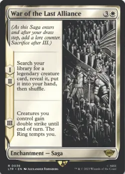 MTG War of the Last Alliance Normal NM Universes Beyond: The Lord of the Rings: - Image 1