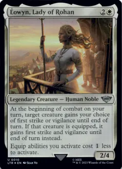 MTG Eowyn, Lady of Rohan Foil NM Universes Beyond: The Lord of the Rings: Tales - Image 1