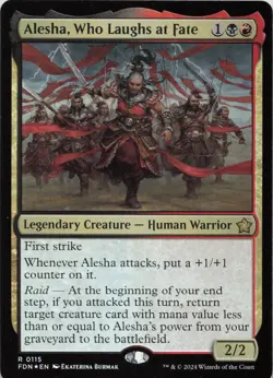 Alesha, Who Laughs at Fate - FOIL - R Foundations 115 - MTG - Image 1