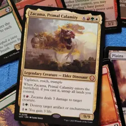Commander Deck MTG - Zacama, Primal Calamity ***DINOSAURS*** Custom Complete Fun - Image 1