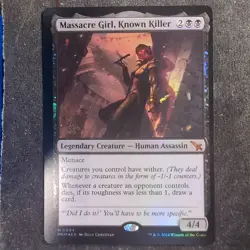 Massacre Girl, Known Killer - Foil Prerelease - Murders at Karlov Manor (MTG) - Image 1