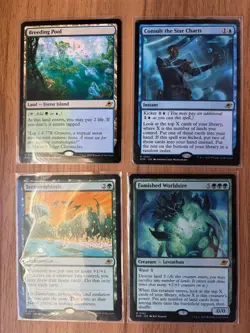 Magic the Gathering Edge of Eternities Lot | Breeding Pool | Famished Worldsire - Image 1