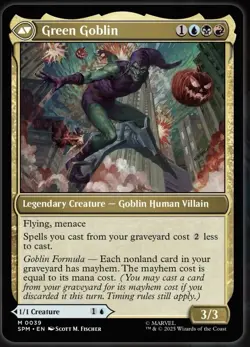 Norman Osborn Green Goblin - Magic the Gathering - Spider-Man Prerelease Foil - Image 4