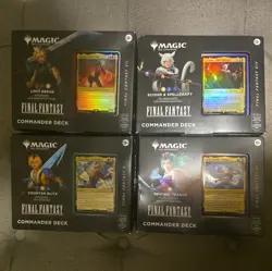 Magic: The Gathering Final Fantasy Commander Deck Bundle (Includes All 4 Decks) - Image 1