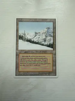 Magic the Gathering Taiga Revised Edition Rare Dual Land English - Image 1