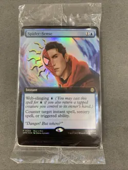 12x Spiderman Magic Spider Sense Foil Promo Pack Sealed NM MTG - Image 1